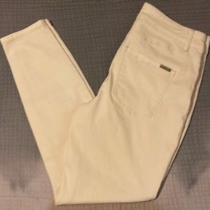 WHITE BLACK - THE SKINNY ANKLE jean - size 2! Cream in color - very nice pant!
